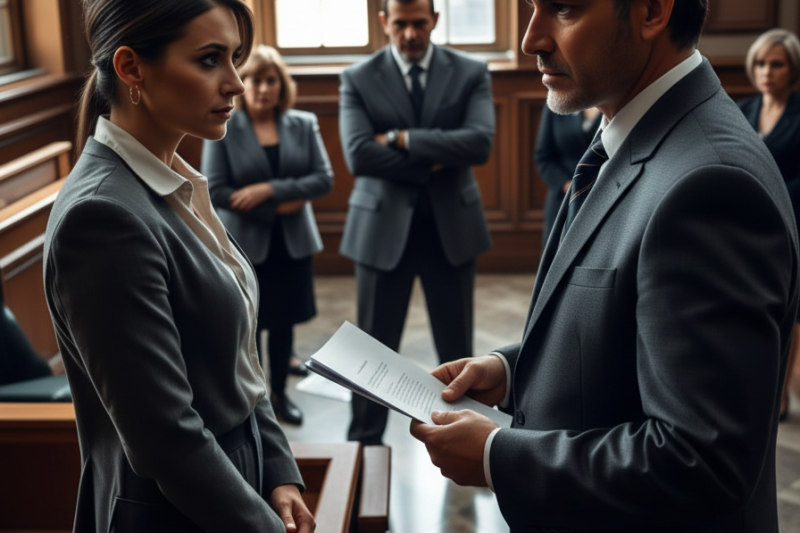 You’ll Get Nowhere in Court!’ He Laughed—Until His Wife’s Lawyer Walked In. Then Silence Fell… and the Man Broke Down in Tears.