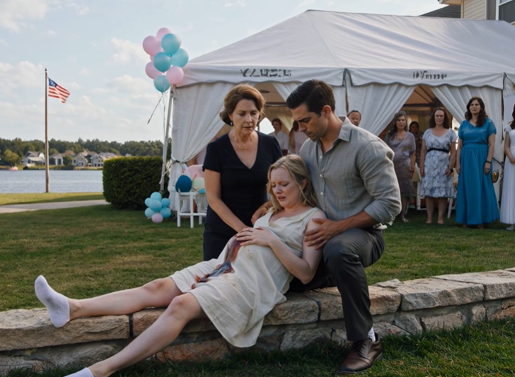 At my sister’s baby shower I was 9 months pregnant, begging just to sit down—my mom refused