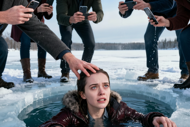 My son-in-law’s family thought it was “funny” to push my daughter into a frozen lake.