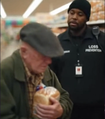 Security Guard Catches 82-Year-Old Stealing Bread—His Reaction Is Priceless