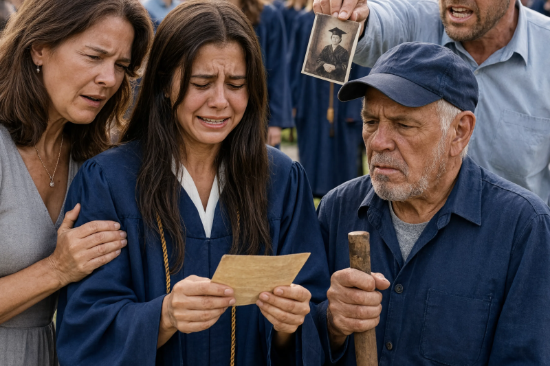 At My Daughter’s Graduation, the School Janitor Called Her “My Little Girl”