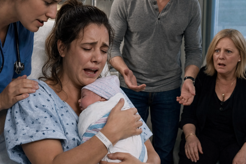 The Nurse Looked at My Newborn and Whispered, “This Is Not the Baby You Delivered”