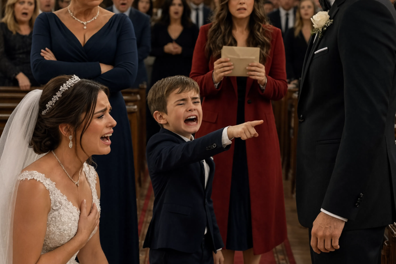 A Little Boy Stopped My Wedding and Shouted, “That Man Is My Daddy!”