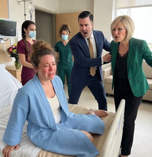 My appendix ruptured on the morning of my sister-in-law’s wedding, sending me into emergency surgery. I believed the worst had passed—until my mother-in-law entered my hospital room, acc3sed me of staging the crisis, and struck the area of my fresh incision.