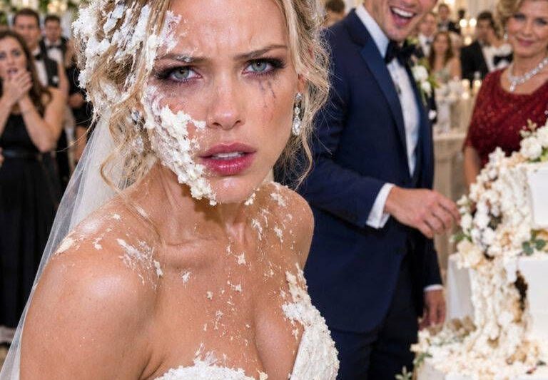 On my wedding day, my husband turned our cake-cutting moment into a hum:ili:ating joke in front of two hundred guests.