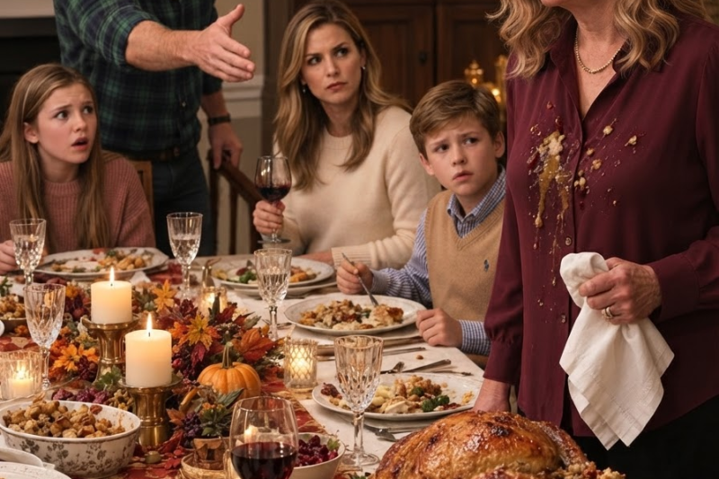At Thanksgiving dinner, my son threw the turkey at me and shouted, “Go back to the nursing home, you useless old woman!”