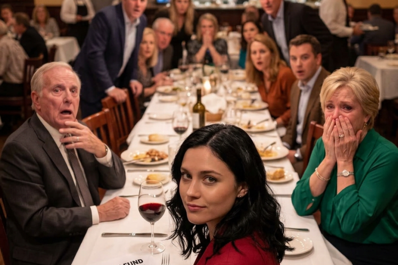 At my eighteenth birthday dinner, in front of thirty-two relatives, my father stood up, raised his glass, and casually dropped a bomb: “We drained your $224,000 college fund last year to save your brother’s marriage. Deal with it.”