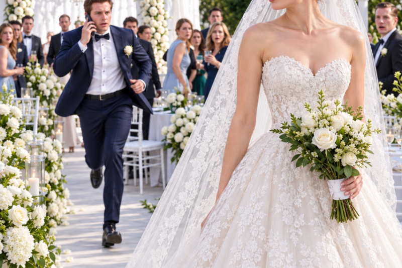 ON MY WEDDING DAY, HIS EX CALLED AND ASKED HIM, ‘IF I COME BACK RIGHT NOW, WILL YOU STILL CHOOSE ME?’ WITHOUT HESITATION ONCE, HE LEFT. I WATCHED HIS CAR DISAPPEAR, QUIETLY REMOVED MY VEIL, AND SMILED: ‘PERFECT TIMING…’