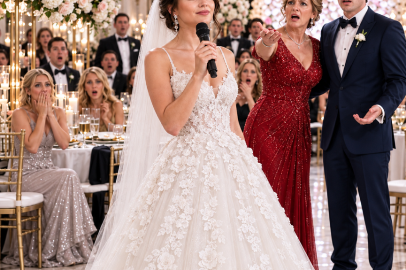 AT THE WEDDING, MY FUTURE MOM-IN-LAW DEMANDED MY 2 CONDOS OR IT WAS OFF. I SMILED, TOOK THE MIC, AND SAID: “WEDDING CANCELED! YOU’RE BOTH FIRED, ACCOUNTS BLOCKED!” WHAT HAPPENED NEXT SHOCKED EVERYONE!