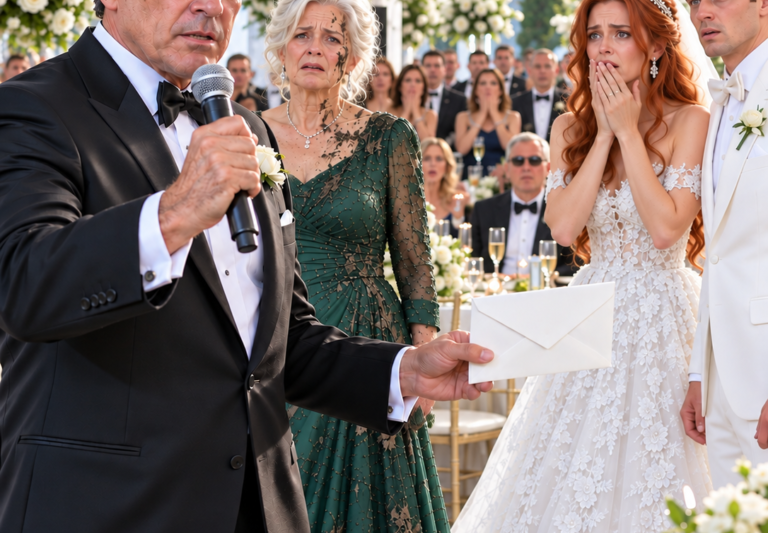 At My Son’s Lavish Wedding, His Bride Pushed My Wife Into the Mud in Front of 200 Guests. My Son Defended Her, Calling It an Acc!dent. I Stayed Silent, Helped My Wife Stand, Then Took the Microphone and Revealed What I Was About to Do With the Final $100,000 Payment.