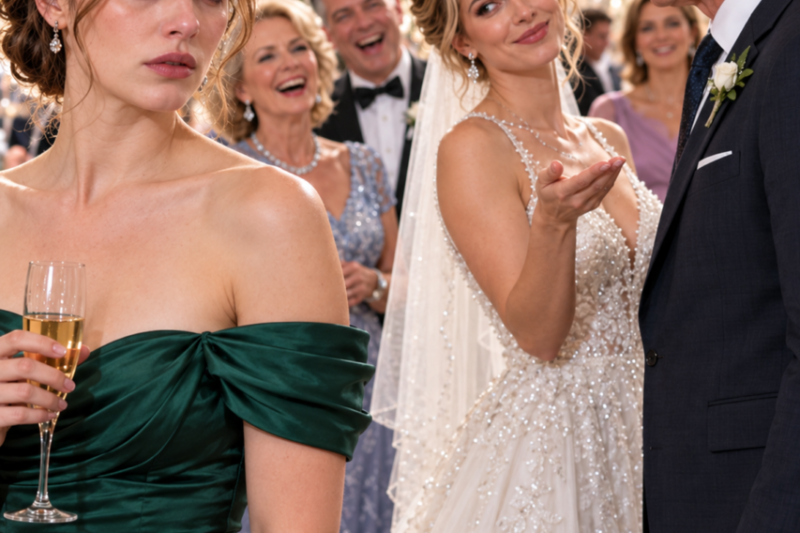 At my sister’s wedding, she smirked and introduced me to her boss: “THIS IS THE EMBARRASSMENT OF OUR FAMILY.”