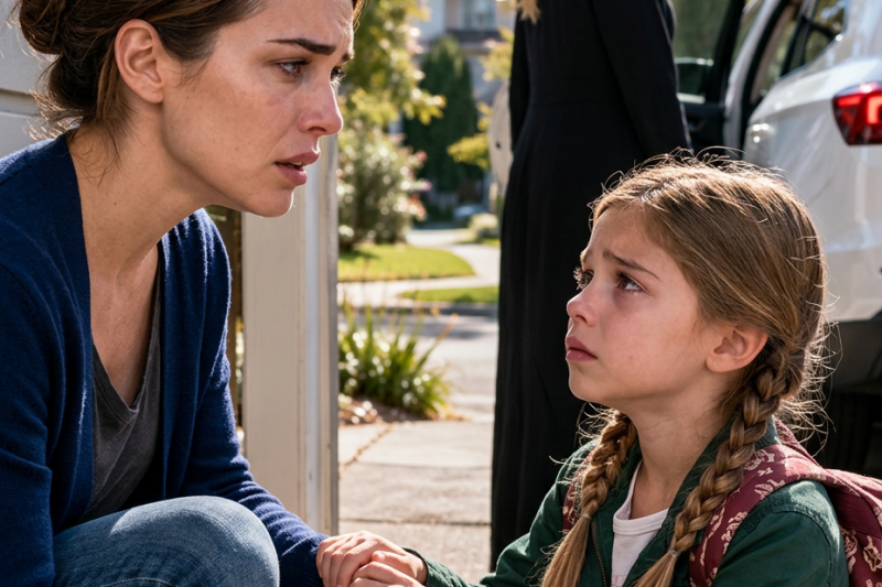 “LITTLE SISTER, SHE’S YOUR RESPONSIBILITY NOW. I’M NOT COMING BACK FOR HER. IF YOU DON’T WANT HER, CALL CHILD PROTECTIVE SERVICES.” My Sister Dropped The Little Girl’s Backpack At My Door And Walked Away.