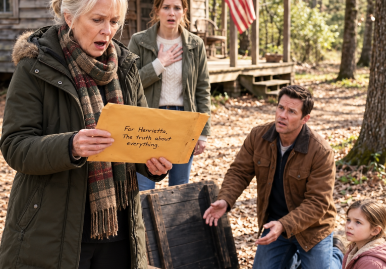 My Children Left Me Penniless After My Husband Passed Away. I Gave My Last Cabin to a Freezing Family. Then They Found a Trapdoor